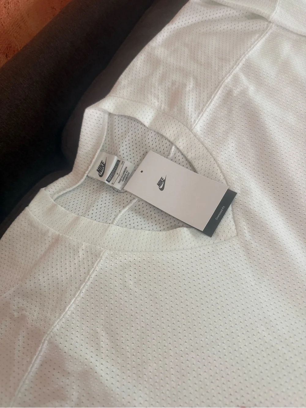 Nike White and Red Men's Jersey